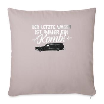 La dernière voiture toujours une voiture Undertaker break - Housse de coussin décorative 45 x 45 cm - taupe clair - Devant