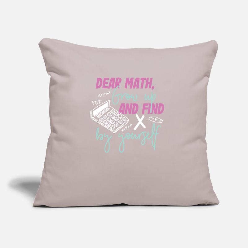 Math math gift girl Sofa pillowcase 17,3'' x 17,3'' (45 x 45 cm)