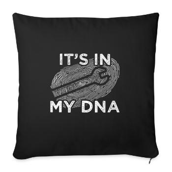 Car mechanic, automotive mechatronics gift - Sofa pillowcase 17,3'' x 17,3'' (45 x 45 cm) - black - Front