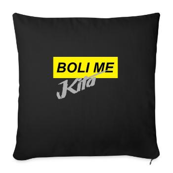 boli me kita2 - Housse de coussin décorative 45 x 45 cm - noir - Devant