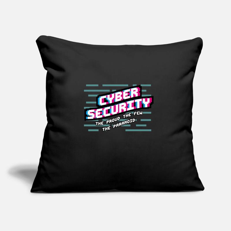Cadeau pour programmeur hacker. Pirate drôle Housse de coussin décorative 45 x 45 cm