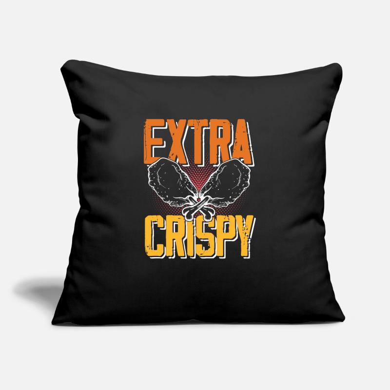 Extra Crispy Housse de coussin décorative 45 x 45 cm