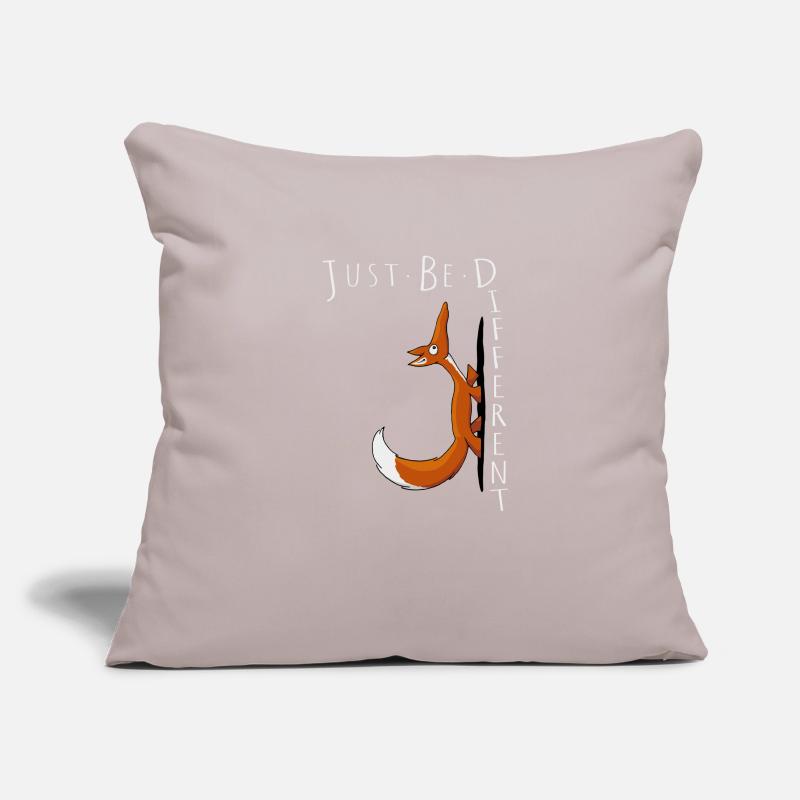 Just Be Different Sei Anders Selbstbewußter Fuchs Sofakissenbezug 45 x 45 cm