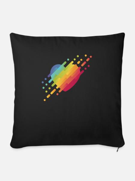LGBT - Sofakissenbezug 45 x 45 cm - Schwarz