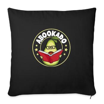 Lecture Professeur Avocat Bibliothécaire Bookworm - Housse de coussin décorative 45 x 45 cm - noir - Devant