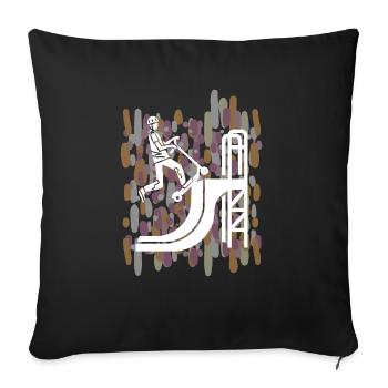 Scoot 2 Street Freestyle Scooter - Sofa pillowcase 17,3'' x 17,3'' (45 x 45 cm) - black - Front