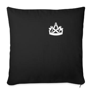 Carpenter carpenter carpenter carpenter gift - Sofa pillowcase 17,3'' x 17,3'' (45 x 45 cm) - black - Front