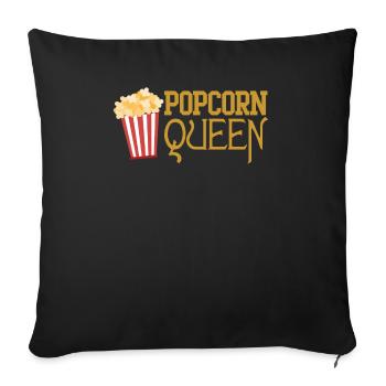 Good To Hear For Being Called Poppin' Popcorn Quee - Sofa pillowcase 17,3'' x 17,3'' (45 x 45 cm) - black - Front