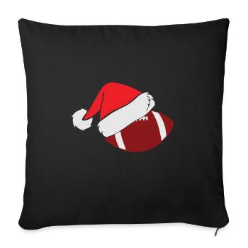 Baseball Christmas Hat Gift Idea - Sofakissenbezug 45 x 45 cm - Schwarz - Vorne