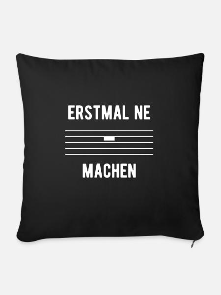 Musiker Geschenk Pause machen Musik - Sofakissenbezug 45 x 45 cm - Schwarz
