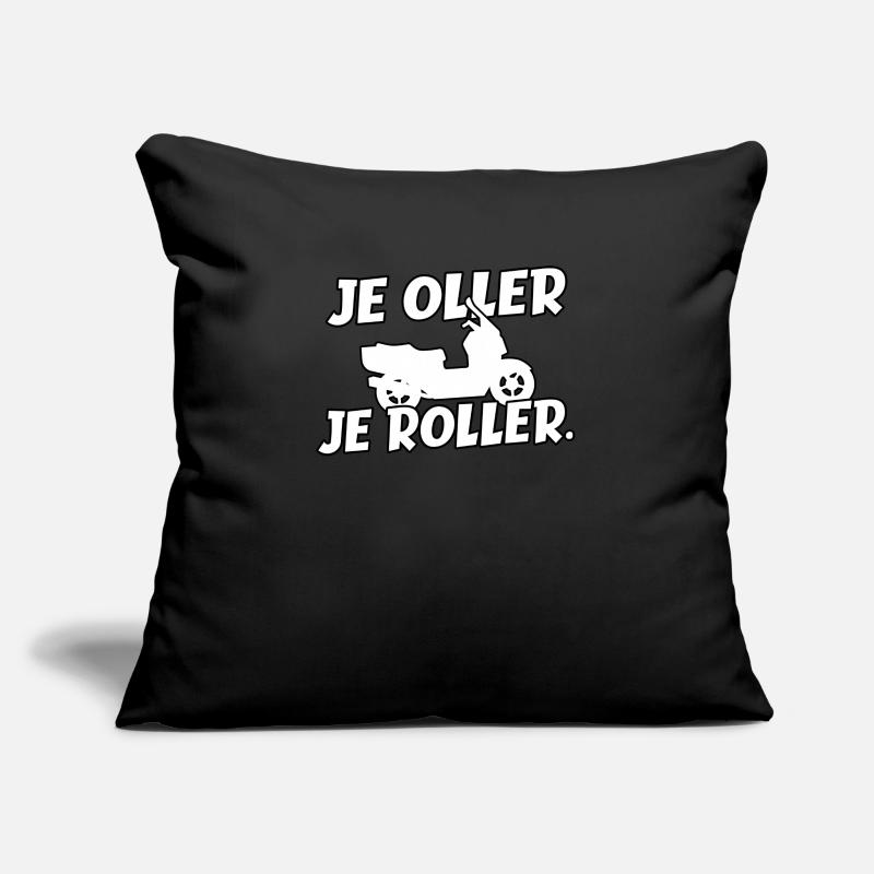 Motorroller Roller Rollerfahrer Geschenk Sofakissenbezug 45 x 45 cm