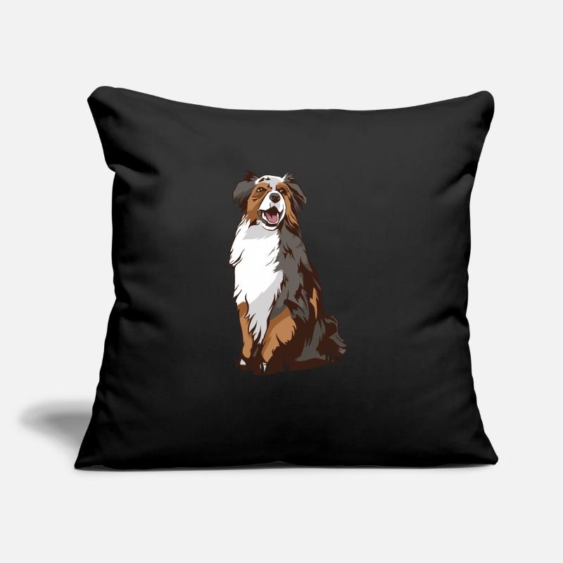 Australian Shepherd Aussie Sofa pillowcase 17,3'' x 17,3'' (45 x 45 cm)