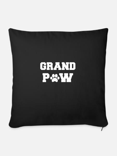 Grand Paw - Sofakissenbezug 45 x 45 cm - Schwarz