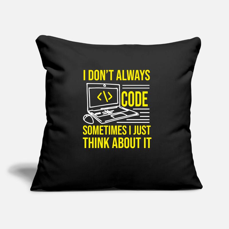 Programmer Housse de coussin décorative 45 x 45 cm