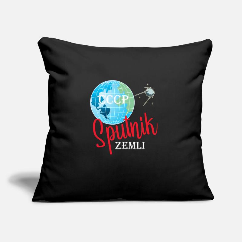 Spoutnik Conception de l’espace Housse de coussin décorative 45 x 45 cm