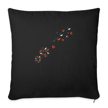 Pusteblume Chicken Gift Gardener - Sofa pillowcase 17,3'' x 17,3'' (45 x 45 cm) - black - Front