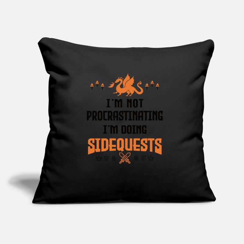 I'm Not Procrastinating - I'm Doing Side Quests - Sofakissenbezug 45 x 45 cm
