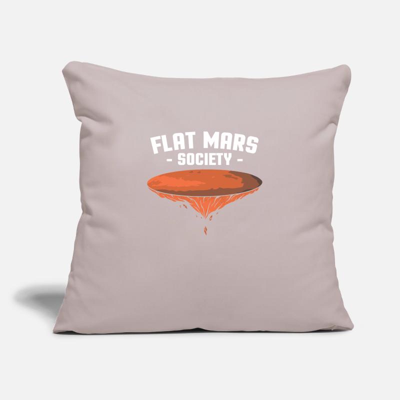 Flat Mars Society Flat Mars Disc Sofa pillowcase 17,3'' x 17,3'' (45 x 45 cm)