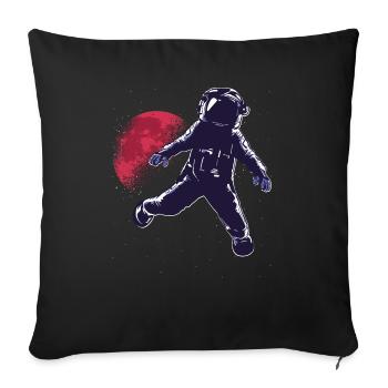 Mars Mission - Space Adventure - The Mars - Rocket - Sofa pillowcase 17,3'' x 17,3'' (45 x 45 cm) - black - Front