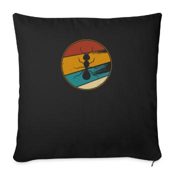 Ant Ant Colony Ant Breeding Ant Breeders - Sofa pillowcase 17,3'' x 17,3'' (45 x 45 cm) - black - Front