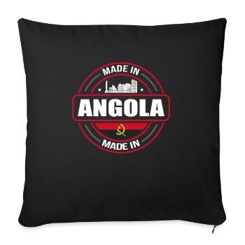Angola - Sofa pillowcase 17,3'' x 17,3'' (45 x 45 cm) - black - Front