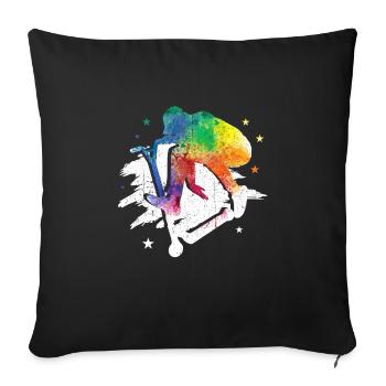 Scooter - Sofakissenbezug 45 x 45 cm - Schwarz - Vorne