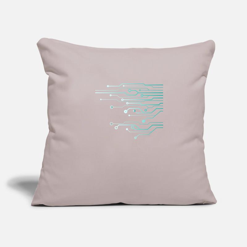 Computer Circuit Engineer Computer Nerd Sofa pillowcase 17,3'' x 17,3'' (45 x 45 cm)