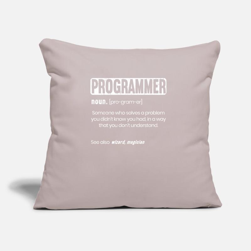 Lustige Programmierer Definition Software-Entwickler Sofakissenbezug 45 x 45 cm