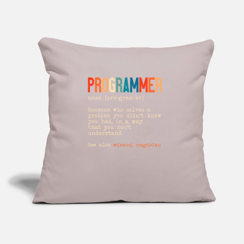 Lustige Programmierer Definition Software-Entwickler Sofakissenbezug 45 x 45 cm
