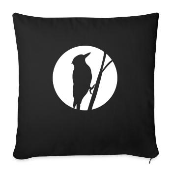 Pics de 100000 - Housse de coussin décorative 45 x 45 cm - noir - Devant