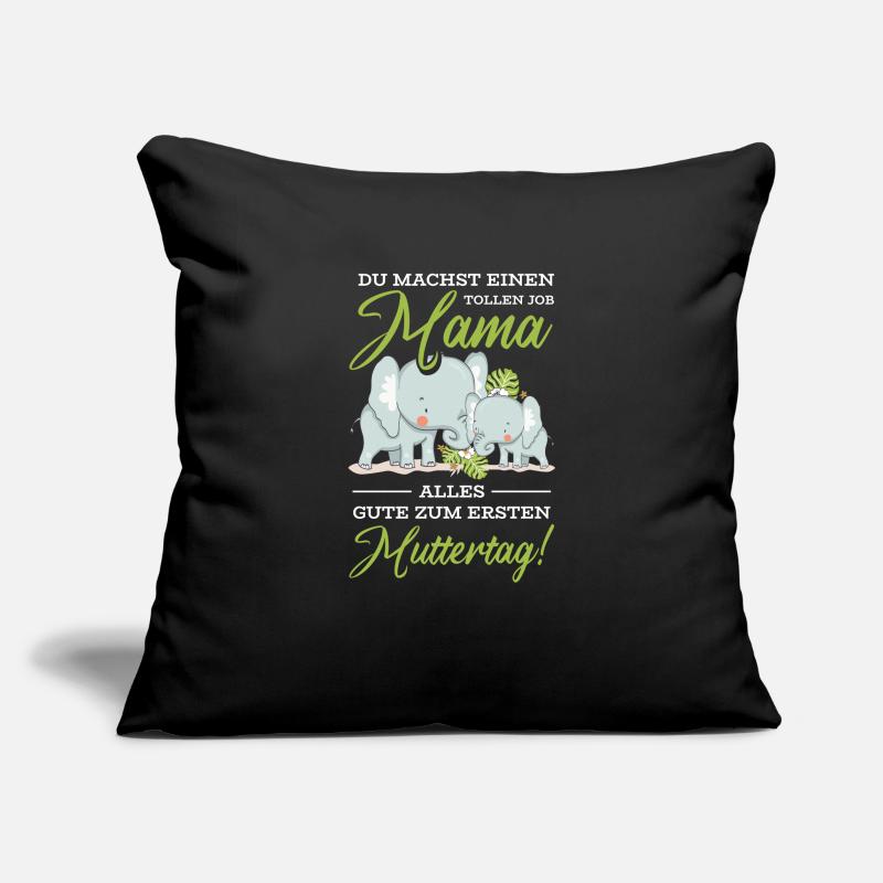 Muttertag Mutter Mummy Elefant Spruch Geschenk Sofakissenbezug 45 x 45 cm