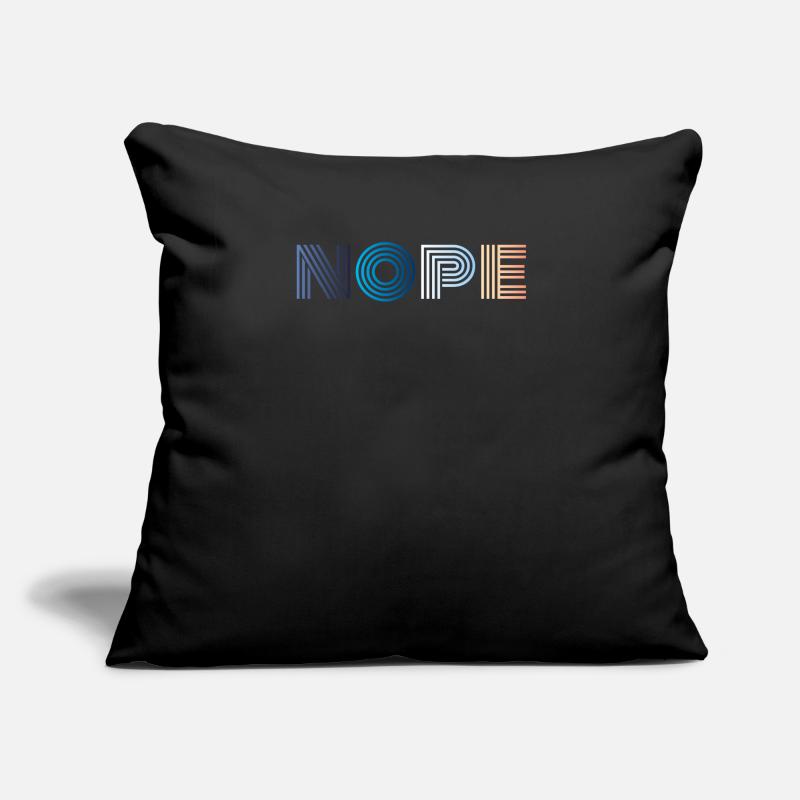 Nope Sofa pillowcase 17,3'' x 17,3'' (45 x 45 cm)
