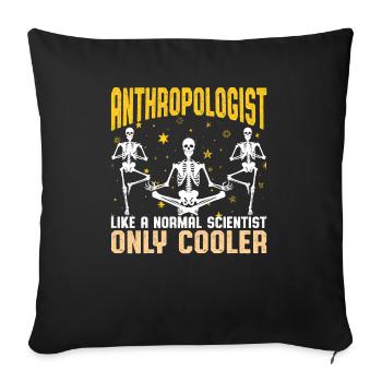 Anthropologie - Housse de coussin décorative 45 x 45 cm - noir - Devant