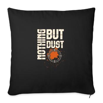 Shooting Skeet Shooting Clay Target Shooting - Housse de coussin décorative 45 x 45 cm - noir - Devant