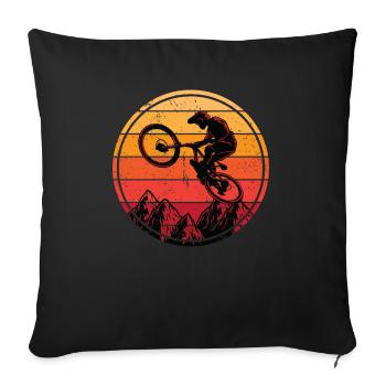Cycling - I Do My Own Stunts Extreme Sports - - Housse de coussin décorative 45 x 45 cm - noir - Devant