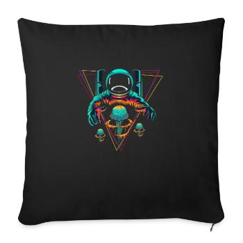 Astronaut Jellyfish Ocean Diver Jellyfish Gift - Sofa pillowcase 17,3'' x 17,3'' (45 x 45 cm) - black - Front