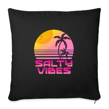Summer Salty - Sofa pillowcase 17,3'' x 17,3'' (45 x 45 cm) - black - Front