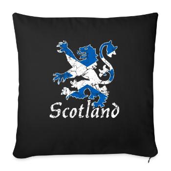 Scotland Scotland Scottish Flag - Sofa pillowcase 17,3'' x 17,3'' (45 x 45 cm) - black - Front