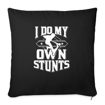 Scooter - Sofa pillowcase 17,3'' x 17,3'' (45 x 45 cm) - black - Front