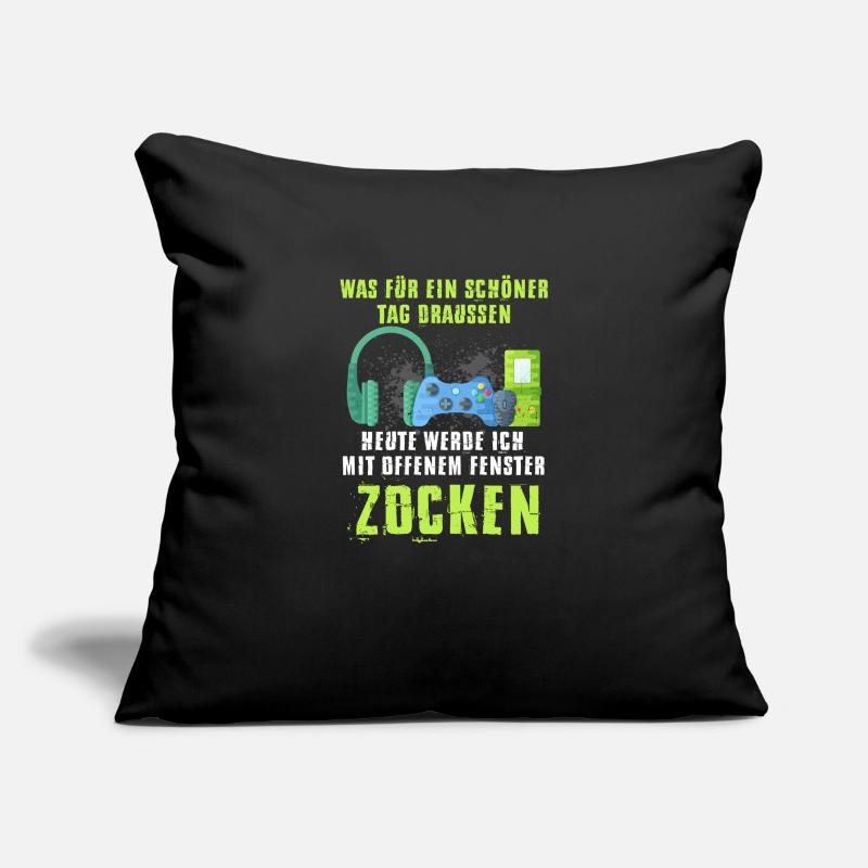 Zocken Gamer Konsole Videospiel Computer Geschenk Sofakissenbezug 45 x 45 cm