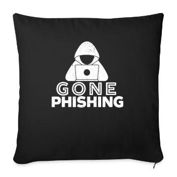 Gone Phishing Cyber Security Game Master Hacker - Sofakissenbezug 45 x 45 cm - Schwarz - Vorne