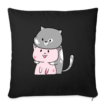 Promoted to big sister - Sofa pillowcase 17,3'' x 17,3'' (45 x 45 cm) - black - Front