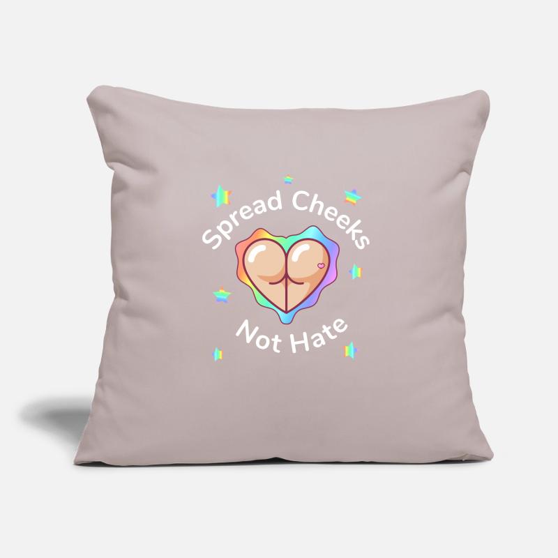 Spread Cheeks Not Hate Sofa pillowcase 17,3'' x 17,3'' (45 x 45 cm)