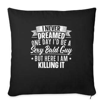 N’aurait jamais pensé que Je sexy civière - Housse de coussin décorative 45 x 45 cm - noir - Devant