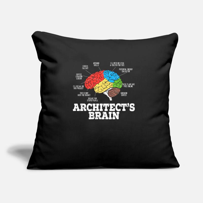 Architecte d’architecte Architecte Architecture Architecte Housse de coussin décorative 45 x 45 cm