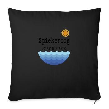 Spiekeroog coordinates, Spiekeroog - Housse de coussin décorative 45 x 45 cm - noir - Devant