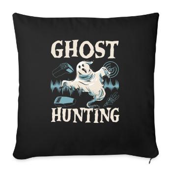 Ghost Hunt Halloween Ghost Ghost Ghost - Sofa pillowcase 17,3'' x 17,3'' (45 x 45 cm) - black - Front