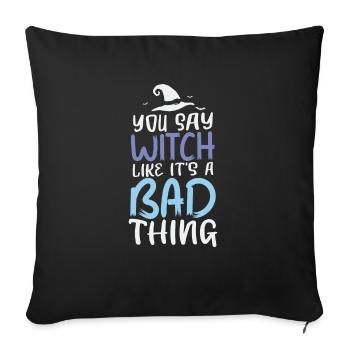 Halloween Funny - Sofa pillowcase 17,3'' x 17,3'' (45 x 45 cm) - black - Front