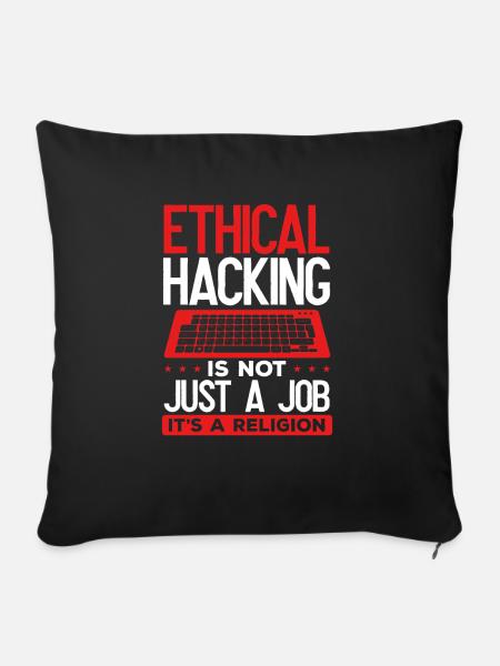 Cyber Ethical Hacking Onlinesecurity Hacker - Sofakissenbezug 45 x 45 cm - Schwarz