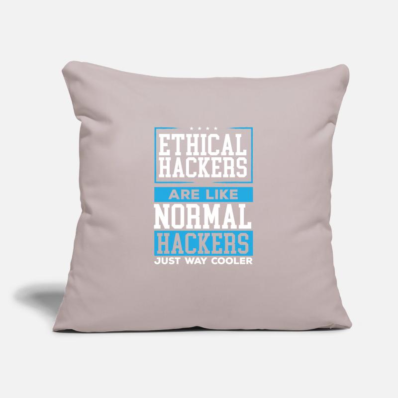 Ethical Hacking Programmer Online Cybersecurity Sofa pillowcase 17,3'' x 17,3'' (45 x 45 cm)